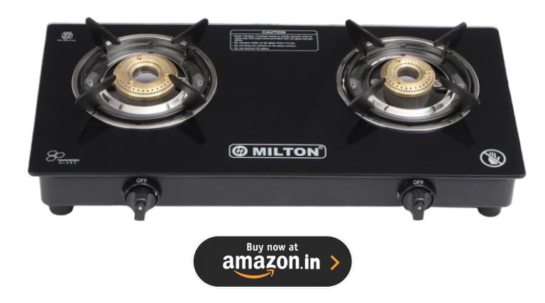 Milton Premium Pro 2 Burner Auto Ignition Gas Stove
