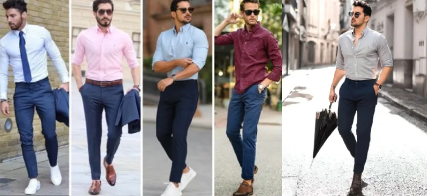 What Colour Shirt Goes With Navy Blue Pants